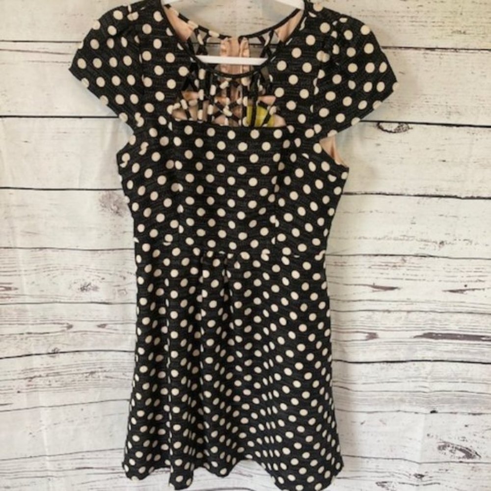 Maeve Nikola Lattice Skater Dress - Picture 3 of 10